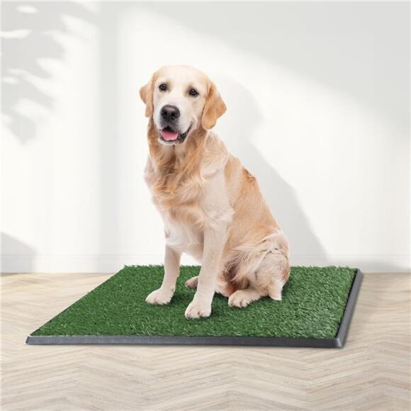 Artificial Grass Puppy Pee Pad for Dogs and Small Pets - 20x30 Reusable 4-Layer - Picture 2 of 8